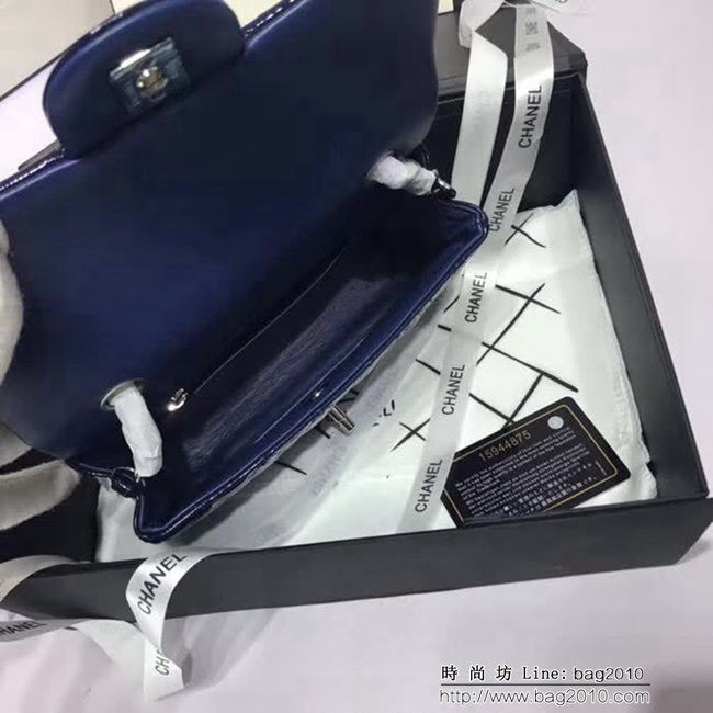 香奈兒CHANEL 升級版A1116小羊皮金銀鏈條單肩斜挎包 DSC1053